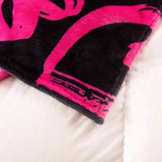 Koc z mikrofibry 200x220 cm we wzory – duży, miękki i ciepły