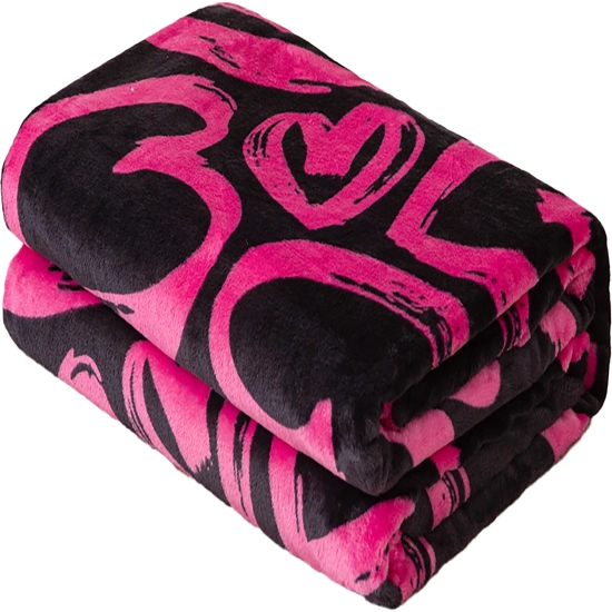 Duży dekoracyjny koc z mikrofibry 200x220 cm – idealny na łóżko małżeńskie