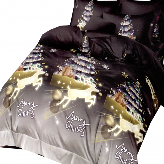 KOMPLET POŚCIELI 100% BAWEŁNA DWUSTRONNA POŚCIEL 140x200 + PRZEŚCIERADŁO