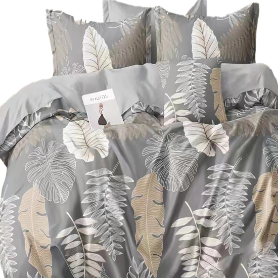 KOMPLET POŚCIELI 100% BAWEŁNA DWUSTRONNA POŚCIEL 150x200 + PRZEŚCIERADŁO