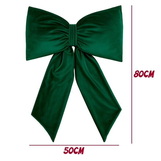 kokarda Holly Bow na wianek lub prezent
