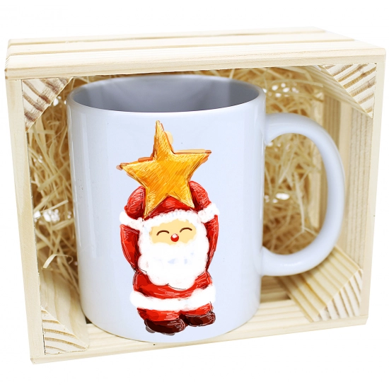 SUPER KUBEK 330ml W SKRZYNCE NA PREZENT ŚWIĄTECZNY