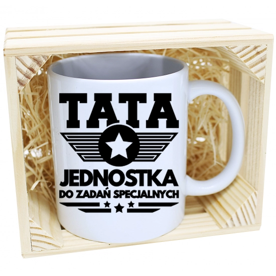 KUBEK W SKRZYNCE NA PREZENT DZIEŃ OJCA TATY TATA