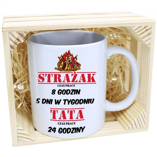 KUBEK W SKRZYNCE NA PREZENT DZIEŃ OJCA TATY TATA