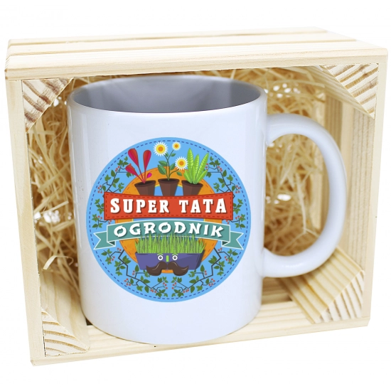 KUBEK W SKRZYNCE NA PREZENT DZIEŃ OJCA TATY TATA