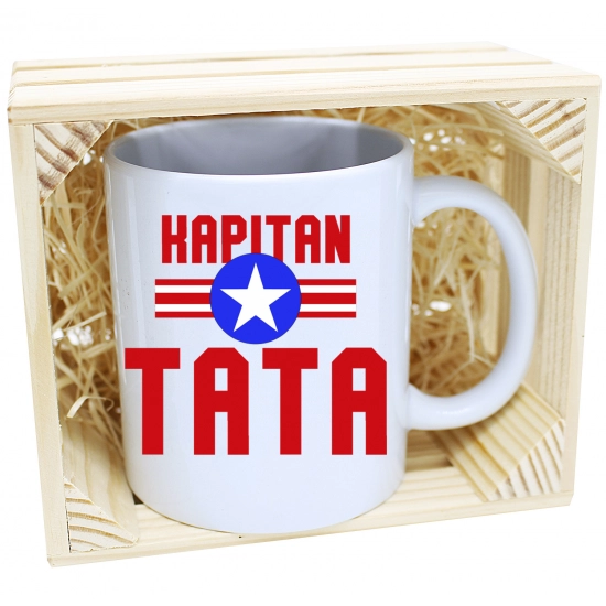 KUBEK W SKRZYNCE NA PREZENT DZIEŃ OJCA TATY TATA