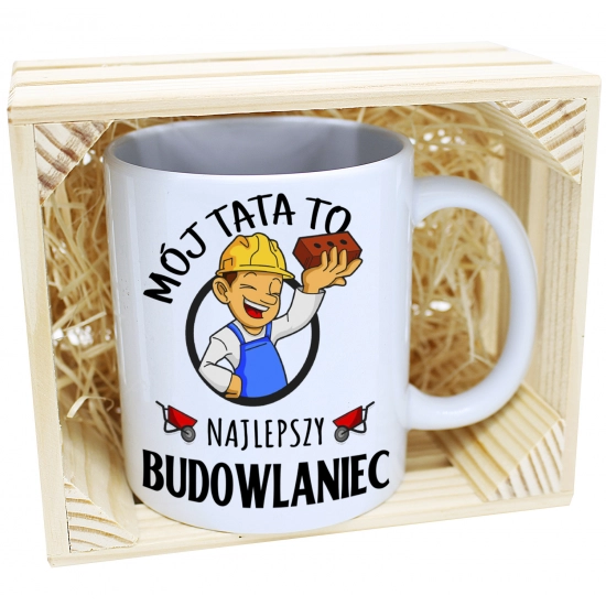KUBEK W SKRZYNCE NA PREZENT DZIEŃ OJCA TATY TATA