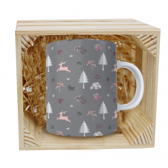 SUPER KUBEK 330ml W SKRZYNCE NA PREZENT ŚWIĄTECZNY