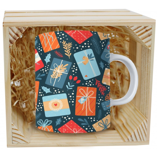 SUPER KUBEK 330ml W SKRZYNCE NA PREZENT ŚWIĄTECZNY