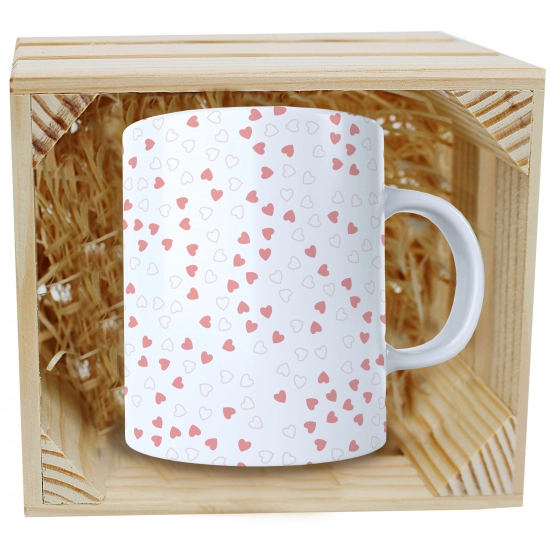 PREZENT WALENTYNKI DZIEŃ KOBIET KUBEK W SKRZYNCE