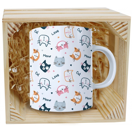 PREZENT WALENTYNKI DZIEŃ KOBIET KUBEK W SKRZYNCE