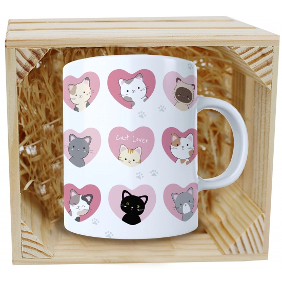 PREZENT WALENTYNKI DZIEŃ KOBIET KUBEK W SKRZYNCE