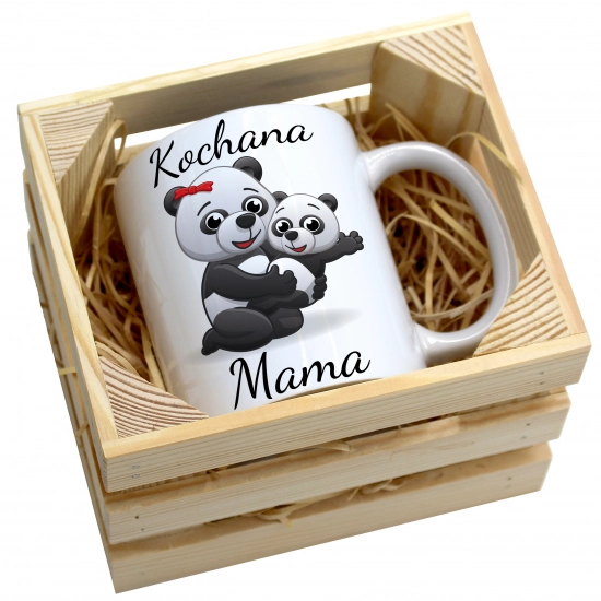 KUBEK 330ml W SKRZYNCE DLA MAMY PREZENT DZIEŃ MATKI MAMA MAMUSIA UPOMINEK