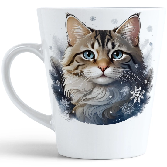 ŚWIĄTECZNY KUBEK LATTE 330ml PREZENT ŚWIĘTA ZIMOWY RENIFER JELEŃ MIKOŁAJ