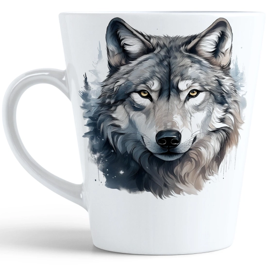 ŚWIĄTECZNY KUBEK LATTE 330ml PREZENT ŚWIĘTA ZIMOWY RENIFER JELEŃ MIKOŁAJ