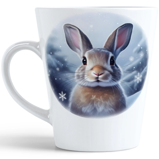 ŚWIĄTECZNY KUBEK LATTE 330ml PREZENT ŚWIĘTA ZIMOWY RENIFER JELEŃ MIKOŁAJ