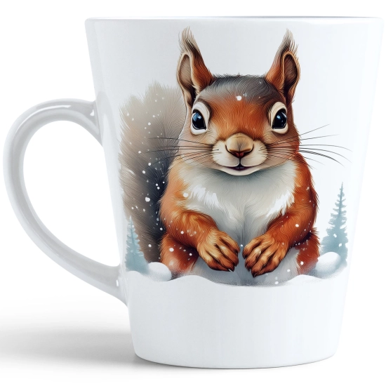 ŚWIĄTECZNY KUBEK LATTE 330ml PREZENT ŚWIĘTA ZIMOWY RENIFER JELEŃ MIKOŁAJ