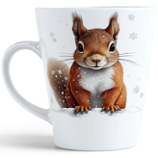 ŚWIĄTECZNY KUBEK LATTE 330ml PREZENT ŚWIĘTA ZIMOWY RENIFER JELEŃ MIKOŁAJ