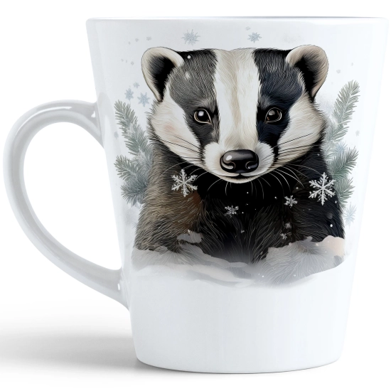 ŚWIĄTECZNY KUBEK LATTE 330ml PREZENT ŚWIĘTA ZIMOWY RENIFER JELEŃ MIKOŁAJ