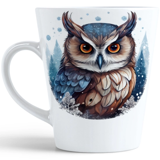 ŚWIĄTECZNY KUBEK LATTE 330ml PREZENT ŚWIĘTA ZIMOWY RENIFER JELEŃ MIKOŁAJ