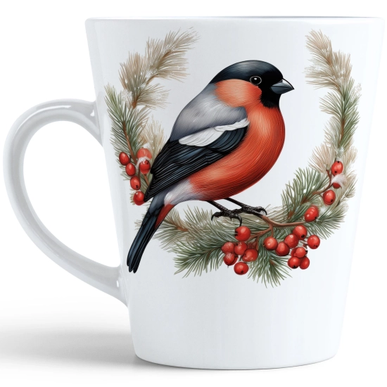 ŚWIĄTECZNY KUBEK LATTE 330ml PREZENT ŚWIĘTA ZIMOWY RENIFER JELEŃ MIKOŁAJ