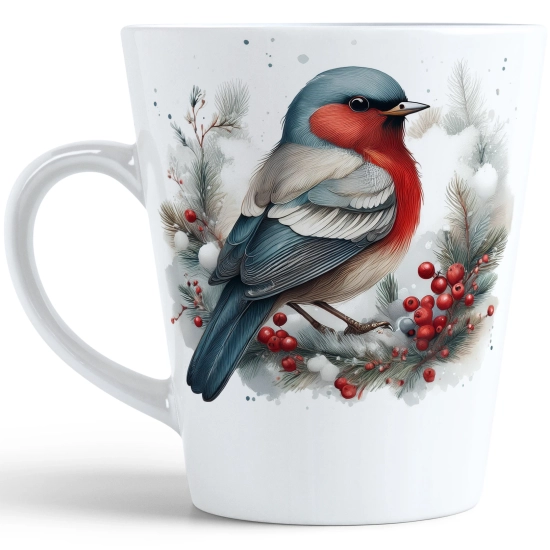 ŚWIĄTECZNY KUBEK LATTE 330ml PREZENT ŚWIĘTA ZIMOWY RENIFER JELEŃ MIKOŁAJ