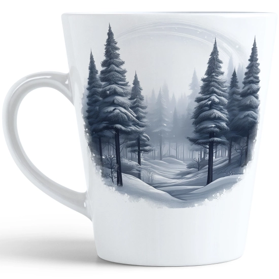 ŚWIĄTECZNY KUBEK LATTE 330ml PREZENT ŚWIĘTA ZIMOWY RENIFER JELEŃ MIKOŁAJ