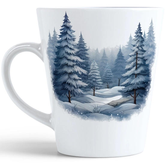 ŚWIĄTECZNY KUBEK LATTE 330ml PREZENT ŚWIĘTA ZIMOWY RENIFER JELEŃ MIKOŁAJ