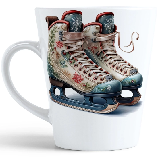 ŚWIĄTECZNY KUBEK LATTE 330ml PREZENT ŚWIĘTA ZIMOWY RENIFER JELEŃ MIKOŁAJ