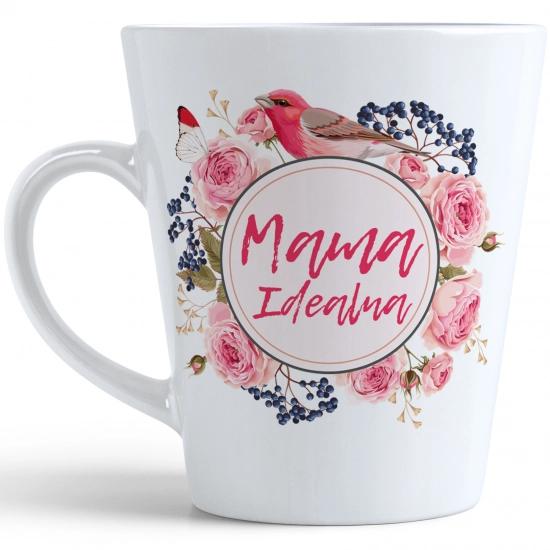 KUBEK LATTE 330ml DLA MAMY Z NADRUKIEM NA PREZENT DZIEŃ MATKI MAMA MAMUSIA