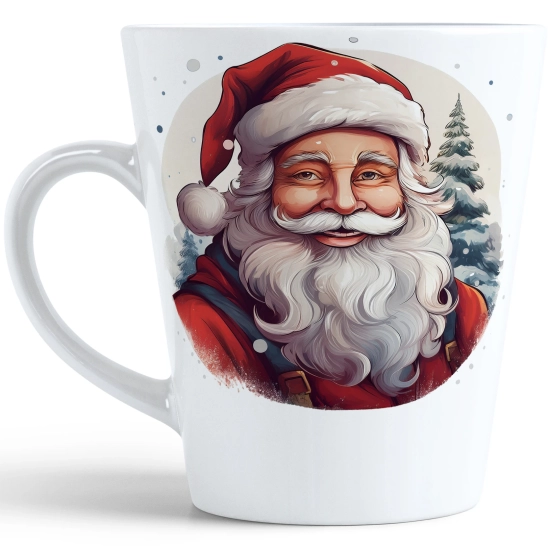 ŚWIĄTECZNY KUBEK LATTE 330ml PREZENT ŚWIĘTA ZIMOWY RENIFER JELEŃ MIKOŁAJ