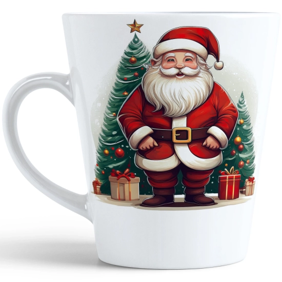 ŚWIĄTECZNY KUBEK LATTE 330ml PREZENT ŚWIĘTA ZIMOWY RENIFER JELEŃ MIKOŁAJ