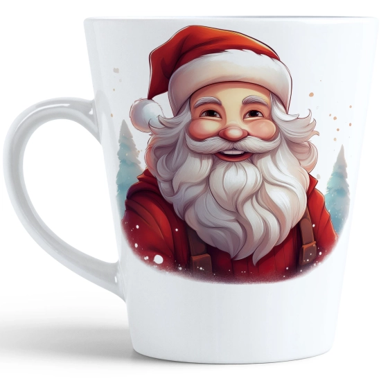 ŚWIĄTECZNY KUBEK LATTE 330ml PREZENT ŚWIĘTA ZIMOWY RENIFER JELEŃ MIKOŁAJ