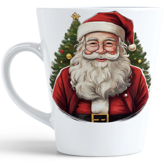 ŚWIĄTECZNY KUBEK LATTE 330ml PREZENT ŚWIĘTA ZIMOWY RENIFER JELEŃ MIKOŁAJ