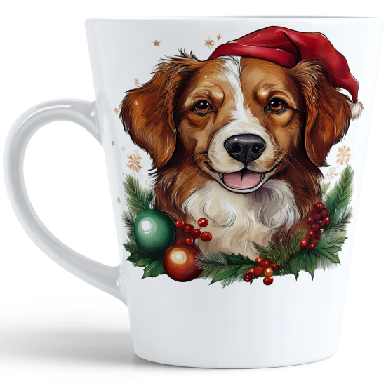 ŚWIĄTECZNY KUBEK LATTE 330ml PREZENT ŚWIĘTA ZIMOWY RENIFER JELEŃ MIKOŁAJ