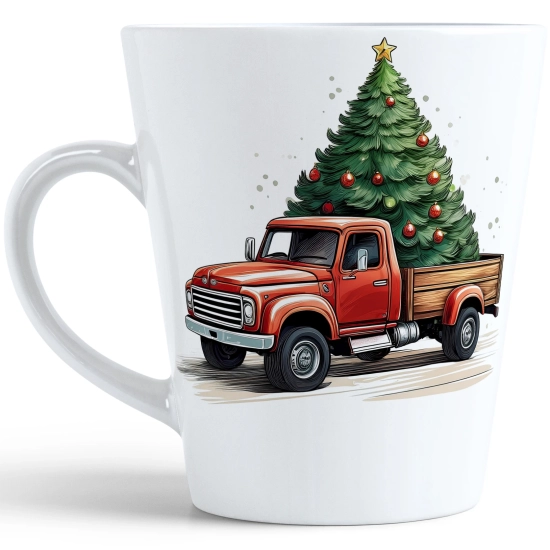 ŚWIĄTECZNY KUBEK LATTE 330ml PREZENT ŚWIĘTA ZIMOWY RENIFER JELEŃ MIKOŁAJ