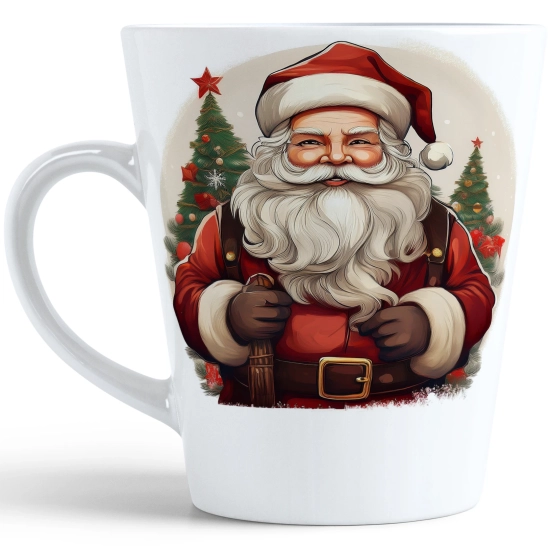 ŚWIĄTECZNY KUBEK LATTE 330ml PREZENT ŚWIĘTA ZIMOWY RENIFER JELEŃ MIKOŁAJ