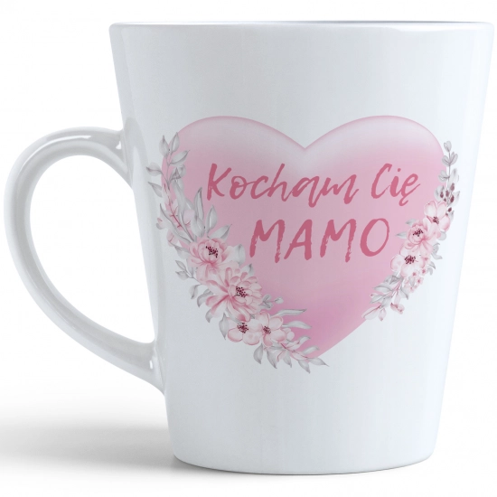 KUBEK LATTE 330ml DLA MAMY Z NADRUKIEM NA PREZENT DZIEŃ MATKI MAMA MAMUSIA