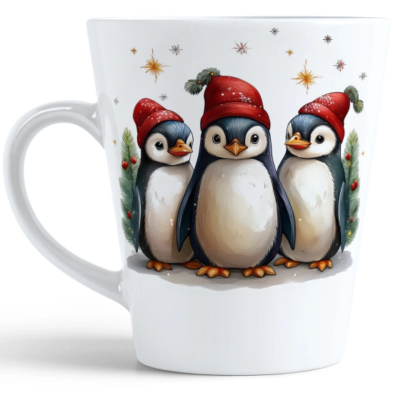 ŚWIĄTECZNY KUBEK LATTE 330ml PREZENT ŚWIĘTA ZIMOWY RENIFER JELEŃ MIKOŁAJ