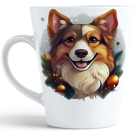 ŚWIĄTECZNY KUBEK LATTE 330ml PREZENT ŚWIĘTA ZIMOWY RENIFER JELEŃ MIKOŁAJ