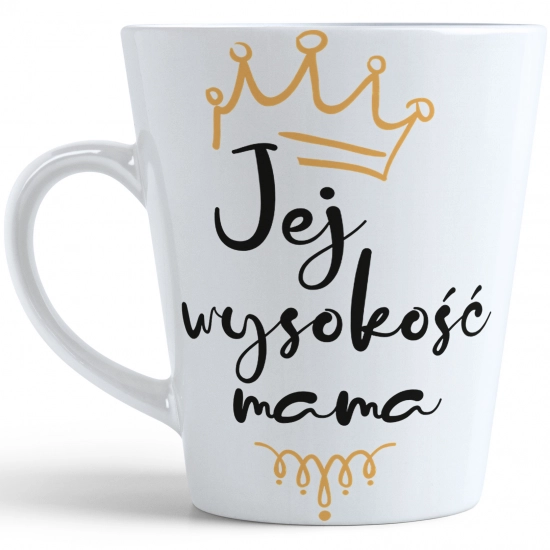 KUBEK LATTE 330ml DLA MAMY Z NADRUKIEM NA PREZENT DZIEŃ MATKI MAMA MAMUSIA