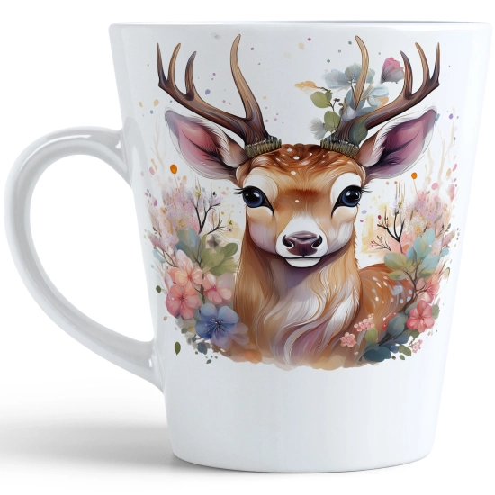 WIOSENNY WIELKANOCNY KUBEK LATTE 330ml PREZENT WIOSNA JELEŃ