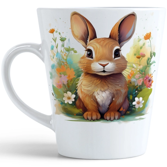 WIOSENNY WIELKANOCNY KUBEK LATTE 330ml PREZENT WIOSNA KRÓLIK