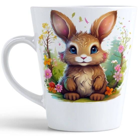 WIOSENNY WIELKANOCNY KUBEK LATTE 330ml PREZENT WIOSNA KRÓLIK