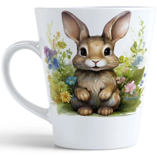 WIOSENNY WIELKANOCNY KUBEK LATTE 330ml PREZENT WIOSNA KRÓLIK