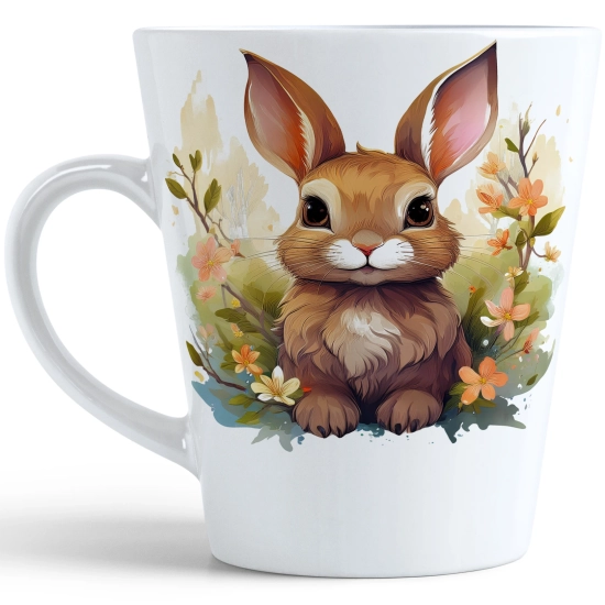 WIOSENNY WIELKANOCNY KUBEK LATTE 330ml PREZENT WIOSNA ZAJĄC