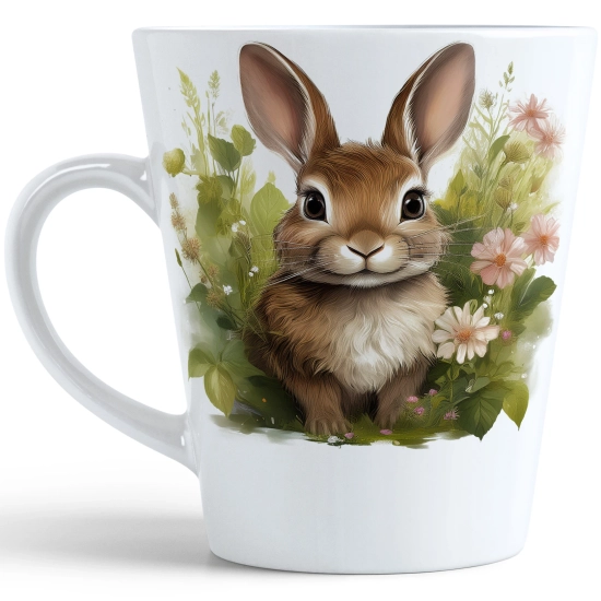WIOSENNY WIELKANOCNY KUBEK LATTE 330ml PREZENT WIOSNA ZAJĄC