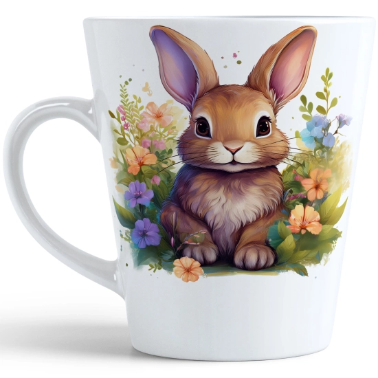 WIOSENNY WIELKANOCNY KUBEK LATTE 330ml PREZENT WIOSNA ZAJĄC