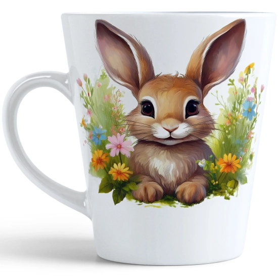 WIOSENNY WIELKANOCNY KUBEK LATTE 330ml PREZENT WIOSNA ZAJĄC