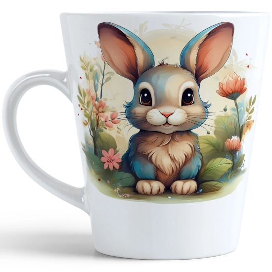 WIOSENNY WIELKANOCNY KUBEK LATTE 330ml PREZENT WIOSNA ZAJĄC